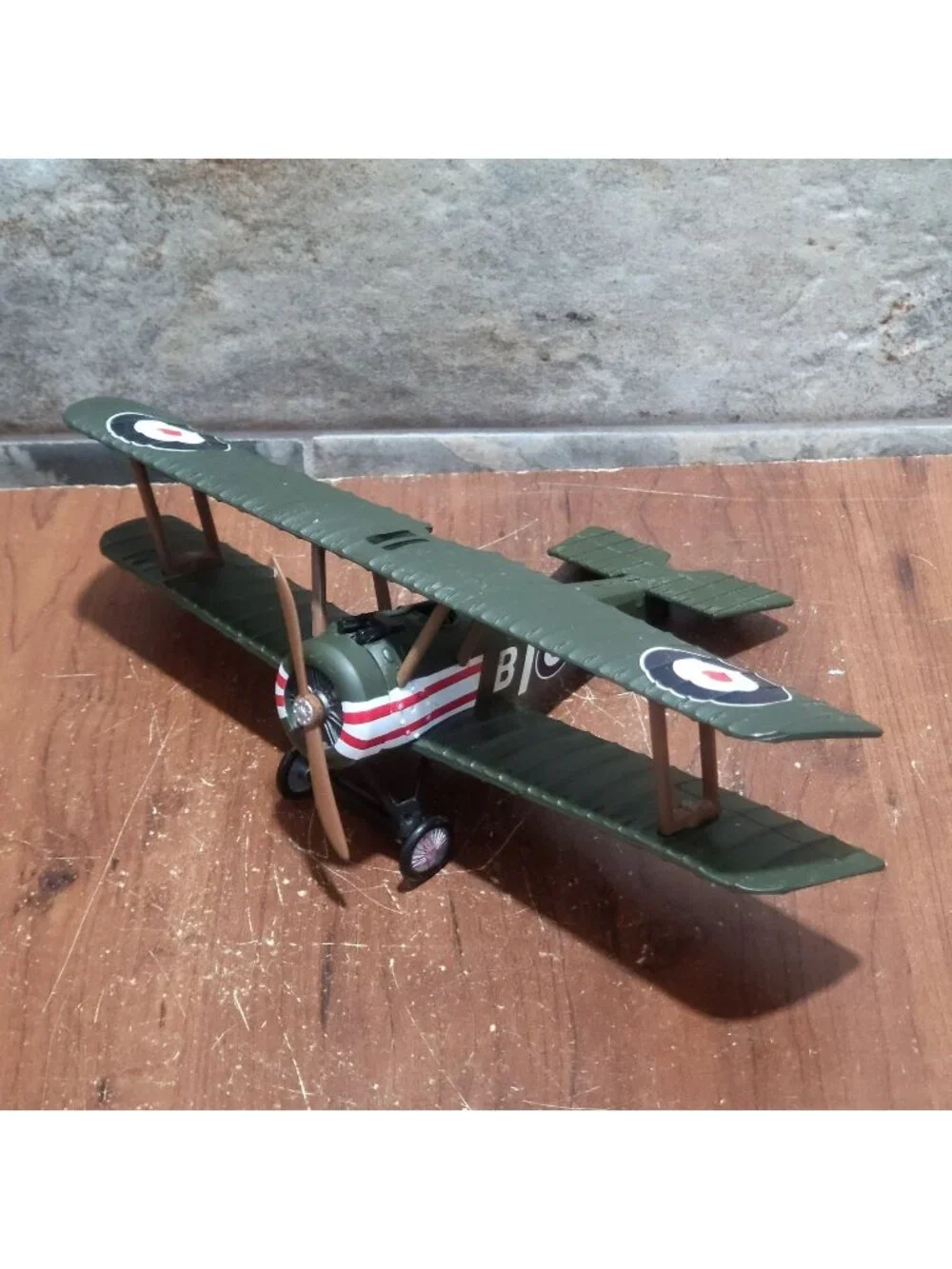 Assembled Airplane Model Kit InAir E Z Sopwith Camel F1 Missing Display Stand